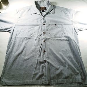 Woolrich Men's Shirt Light Blue XL 100% cotton